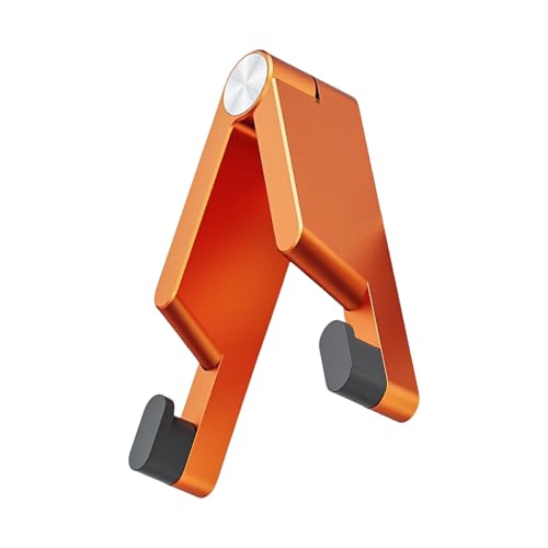 1. Foldable Aluminum Phone Stand Adjustable Angles Compact Design for Smartphones Tablets 4-12Inch Desktop Phone Stand for Offic