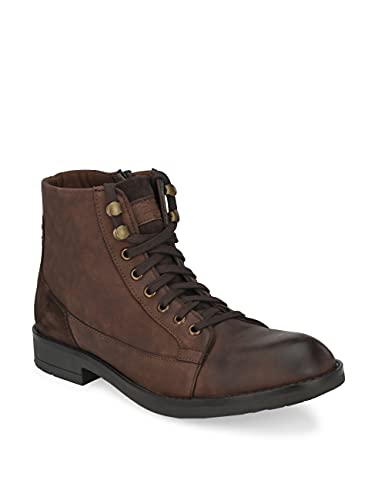 Image of Delize Men's Black /Brown Derby Boots