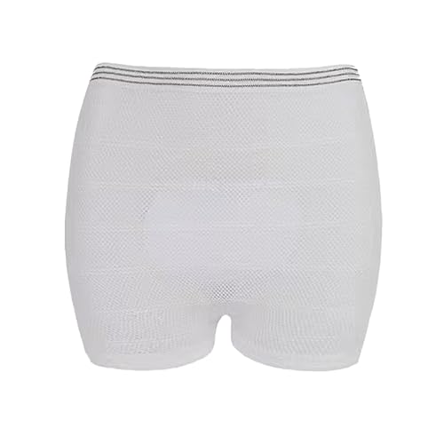 50×Wochenbett Unterwäsche, Wöchnerinnen Slips zur Fixierung von Binden für Schwangere, Waschbares Atmungsaktives, weiches und hautfreundliches Netzhöschen Wochenbett für Frauen nach der Geburt (XXL)