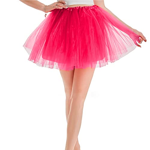 Saia Tule Pink Adulto Curta - 40cm