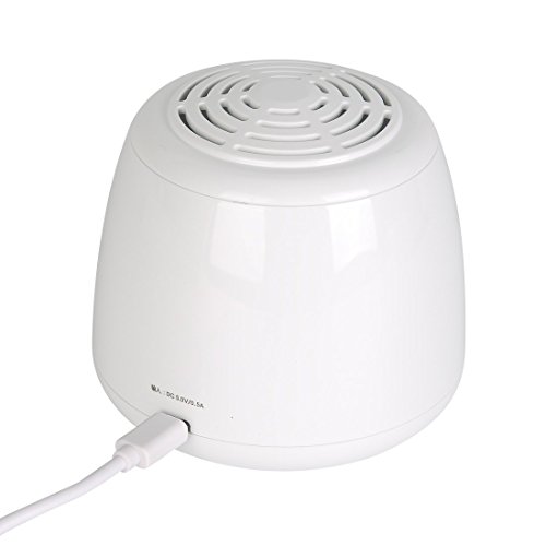 ZITFRI Mini Ozon Luftreiniger Reiniger Ionisator Sterilisator Desinfektion Geruchskiller und Deodorizer für Kleiderschrank, Auto, Küche, Raucher, Bakterien und Gerüche beseitigen, per USB oder Batterien betreiben-4