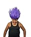 My Costume Wigs Evil Minion Wig (Purple) One Size fits all Purple Spiky Villain Style Wig – Tall Costume Wig – Fun Evil Character Hair for Halloween, Cosplay & Costume Parties (Teen & Adult)