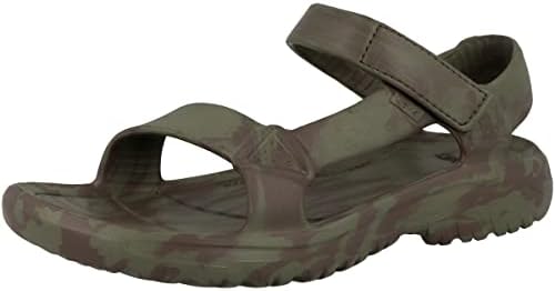 Teva Men's Hurricane Drift Huemix Sandal, Olive Swirl, 14 | Image 3