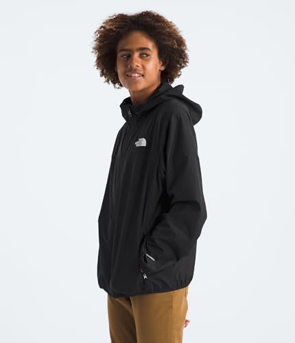 美品 THE NORTH FACE Compact Jacket M Black The North Face Jaqueta com capuz Never Stop para meninos, TNF