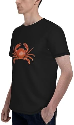 Amazon | [Hczion] Tシャツ メンズ 蟹柄 カニ柄 かに柄 動物柄 海洋
