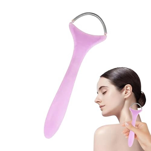 Depiladora facial para mujer, depiladora eficaz de resorte de barbilla, removedor de vello facial portátil multifuncional para labios, cuello, cejas, nariz y espalda