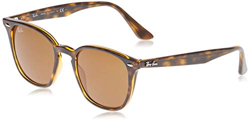 Ray-Ban unisex adult Rb4258 Sunglasses, Shiny Havana/Dark Brown, 50 mm US