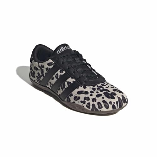 adidas Damen Grand Court Lo Shoes, Crystal Linen/core Black/Khaki Six, 40 EU – Ansicht 4