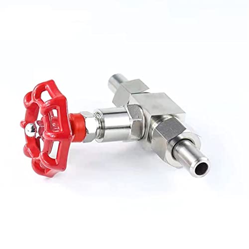 Válvula de aguja de acero inoxidable 304 BSP macho de alta presión 1" 5