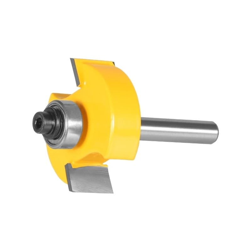 1 szt. Typ T rowek wręgowy z 6 zestawami łożysk router Bit frez do obróbki drewna do frezu czołowego do drewna(31mm)