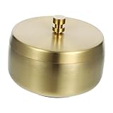 Alipis cenicero a prueba de viento cenicero de estilo industrial s de interior decoración escritorio ashtray adorno de suministros de para fumar Acero inoxidable