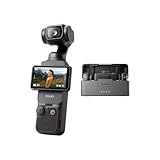DJI Osmo Pocket 3 + Mic 2（2 TX + 1 RX + 充電ケース） 1インチ CMOS & 4K/120fps撮影対応Vlog用カメラ 3軸スタビライザー 高速フォーカス 顔／被写体トラッキング 回転式2インチ タッチスクリーン