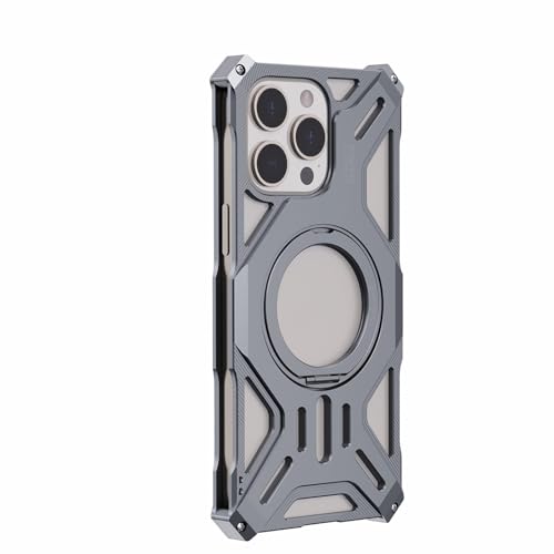 Coque iPhone 16 Pro Max antichoc en métal pour les chantiers et sorties outdoor
