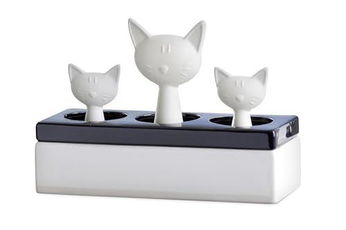 Luftbefeuchter Katzenfamilie, zur Befeuchtung trockener Räume, besonders im Winter zur Heizsaison, Steigerung des Wohlbefindens, Optimierung des Raumklimas, Maße (B x H x T): 22 x 15,5 x 8,5 cm