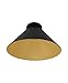 Price comparison product image OSRAM 1906 Pendulum Cone Pendant Light, Aluminium, Black/Gold
