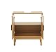 BAÏTA Waschtischunterschrank Amana, Rattangeflecht und Eicheneffekt, Länge 60 cm, Beige