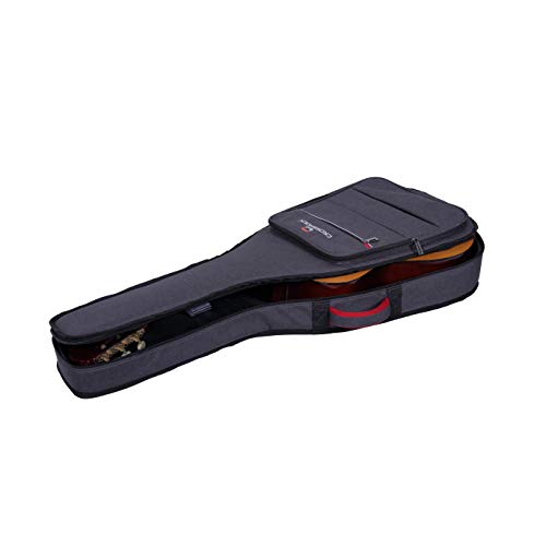 Image of Crossrock 1 /2 Size Classical Guitar Bag with 10mm Padded Backpack Straps in Dark Grey (CRSG107CHDG)
