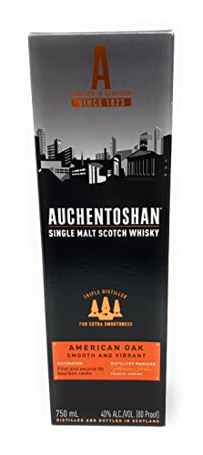 Auchentoshan Whisky Scotch American Oak 750ml