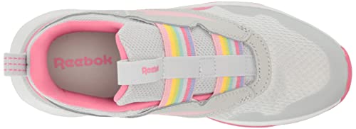 Reebok Tênis de corrida unissex infantil Xt Sprinter, Cinza puro/rosa verdadeiro/branco, 1.5 Little