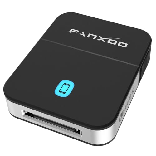 Fanxoo DockPro Adaptateur Bluetooth pour SoundDock 30 Broches iPod 5.0 Bluetooth Adaptateur Compatible avec iPhone iPod Station d'accueil
