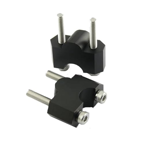 Extensión de manillar para moto Kawasaki Z1000 2007-2009 con torretas de elevación plata 5