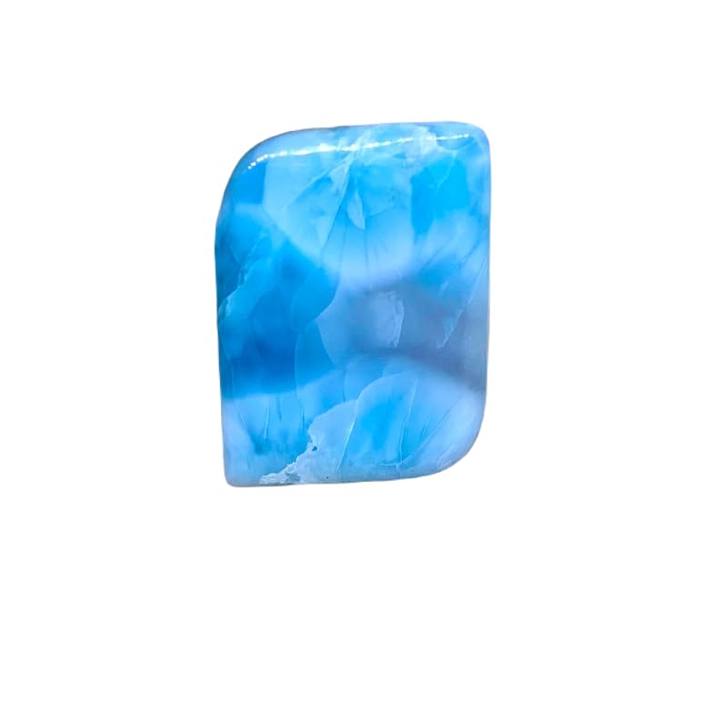 Larimar cabochon de qualité gemme 31 mm pour haute joaillerie et création de bague