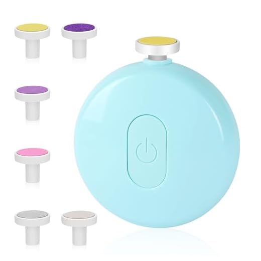 Vicloon Elektrische nagelvijl voor baby's, 6-in-1 nagelverzorging voor baby's, Nail Clippers,Veilige Elektrische Baby Nail Trimmer, Baby Nail File, cadeau voor pasgeborenen