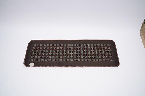 Far Infrared Heating Pad,Digital Display Heat Therapy with Jade & Storage Bag,Long Power Cord Negative Ion Fleece Heating Pad for Your Back, Shoulder, Abdomen, Legs, arms