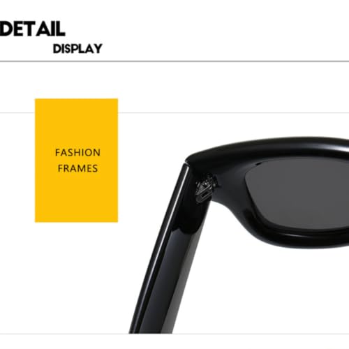 Lunettes de soleil dégradées UV400 à monture rivets pour femmes et hommes - 5