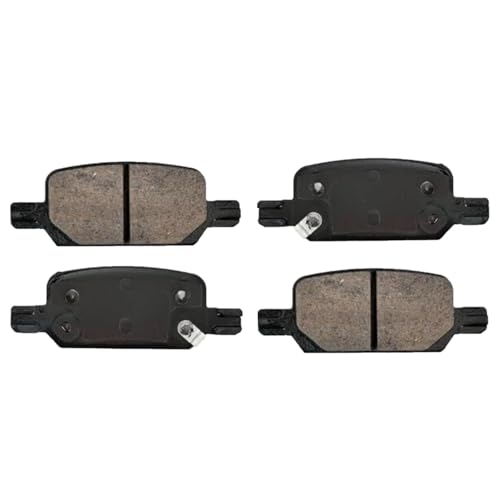 Image of Detroit Axle - Brake Pads for 2021-2022 Chevrolet Colorado GMC Canyon, Front and Rear Ceramic Brake Pads with Hardware Replacement