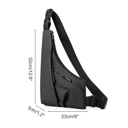 Bolso bandolera antirrobo con correa ajustable e impermeable para deporte 5