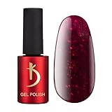 Kodi Professional Vernis Semi Permanent - SH220 - Sparkle Marsala - Gel Nail Polish UV LED - 7ml - Vernis à ongles gel Longue durée - Marsala scintillant