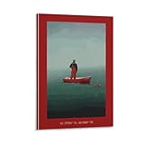 WUYUART Lil Boat - Lil Yachty Album Cover Canvas Poster Print Music Posters for Room Aesthetic Gift Frame-style12x18inch(30x45cm)