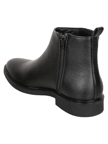 Image of Carlton London Men's Slip On Ankle Boot With Side-Zip