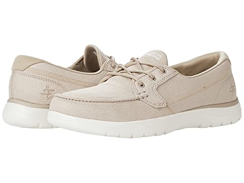 Skechers Skechers Womens Boat Shoe, Natural ,5.5 medium US