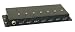 Produktbild LINDY 43128 Metall 7 Port USB 3.0-Hub Schwarz, USB 3.0 Industrie Hub 7 Port