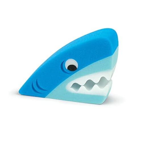 Image of Genuine Fred Bath Biters, Children's Bath Sponge, Shark - Large & Absorbent - Gentle on Skin - Adds Fun to Bathtime or Water Table - Great Gift for Kids & Toddlers