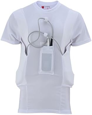 Men’s Heartmate 3 LVAD Shirt – Ultrathin Spandex Mesh Fabric Designed for Comfort & Safety
