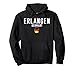 Erlangen Germany Map Flag Vintage Travel Design Pullover Hoodie