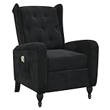 Ce fauteuil inclinable de massage dispose de 4 points de massage pour le dossier et le siège