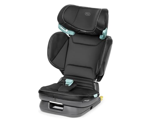 PEG Viaggio Flex Seggiolino Auto ISOFIX con Tecnologia Avanzata, Reclinabile, Pieghevole, Schienale Rinforzato, per Bambini da 100 a 150 cm (3-12 anni), 15-36 kg, Licorice