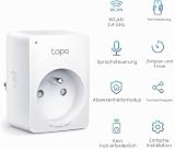 Tapo Prise Connectée WiFi, Prise Intelligente compatible avec Alexa et Google Home, 10A Type E, Contrôler le radiateur, la cafetière, la lampe à distance, aucun hub requis, Tapo P100(FR) 1 Pack - 3