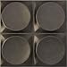 Ekena Millwork 11 7/8"W x 11 7/8"H Adonis EnduraWall Decorative 3D Wall Panel, Weathered Steel (Covers 0.98 Sq. Ft.