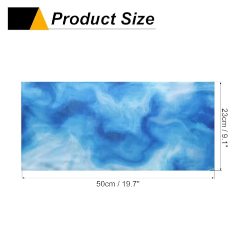 HARFINGTON 2pcs Summer Cooling Neck Gaiter Sun Protection Face Mask Fishing Neck Gaiter Unisex Sunscreen Breathable Bandana for Fishing Outdoor Sports, Gradient Blue-Cyan2