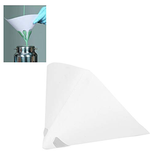 Filtro de pintura de malla 100, filtros de pintura, cono de papel, embudo de pintura, filtro fino cónico para pinturas de automoción, arte, construcción, industria, artesanías(60Pcs)