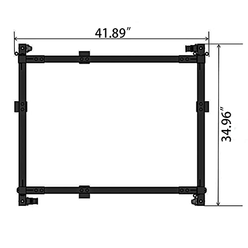 Tioyar Wrangler Car Door Hanger Storage Rack Removable Cart Door Bracket Sliding Bracket Compatible With 1987-2023 Jeep Wrangler Tj Yj Jk Jl Jlu And Compatible With Jeep Gladiator Jt #TOP5