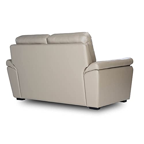 Image of Wakefit Lounger 2 Seater Sofa (Leatherette, Cappuccino Brown)