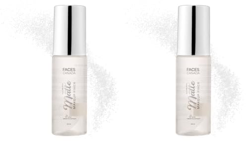 Image of FACESCANADA Ultime Pro Matte Makeup Fixer,100Ml|Long Lasting Makeup Setting Spray|Keeps Makeup Intact|Flawless Matte Finish|Hydrates,Soothes&Refreshes Skin|Non Drying&Controls Oil,1 Count (Pack of 2)