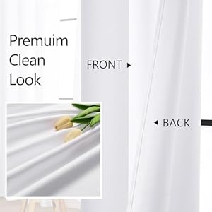 Owenie heidi white kitchen curtains tiers 24 inch length 2 panels set for kitchen bathroom rod pocket kitchen window curtains over sink solid farmhouse short curtains for small window 30 w 24 l  urban country home decor