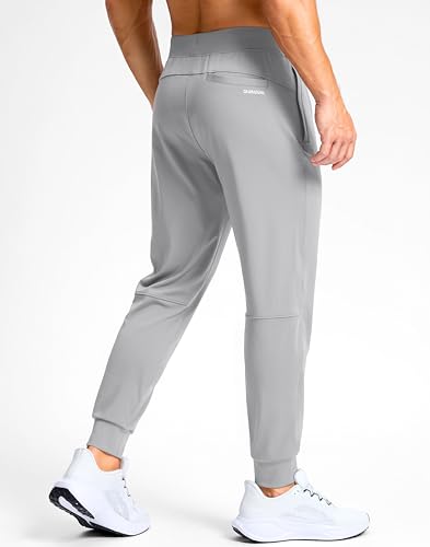 Image of G Gradual Men's Golf Joggers Pants with Zipper Pockets Stretch Sweatpants Slim Fit Track Pants Joggers for Men Work Running